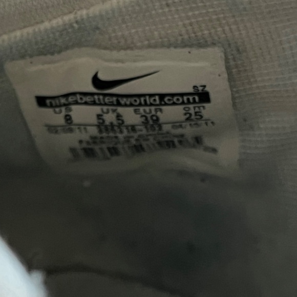 Nike X Liberty London Dunk High Floral High Top Sneakers Size 8 - Picture 8 of 13